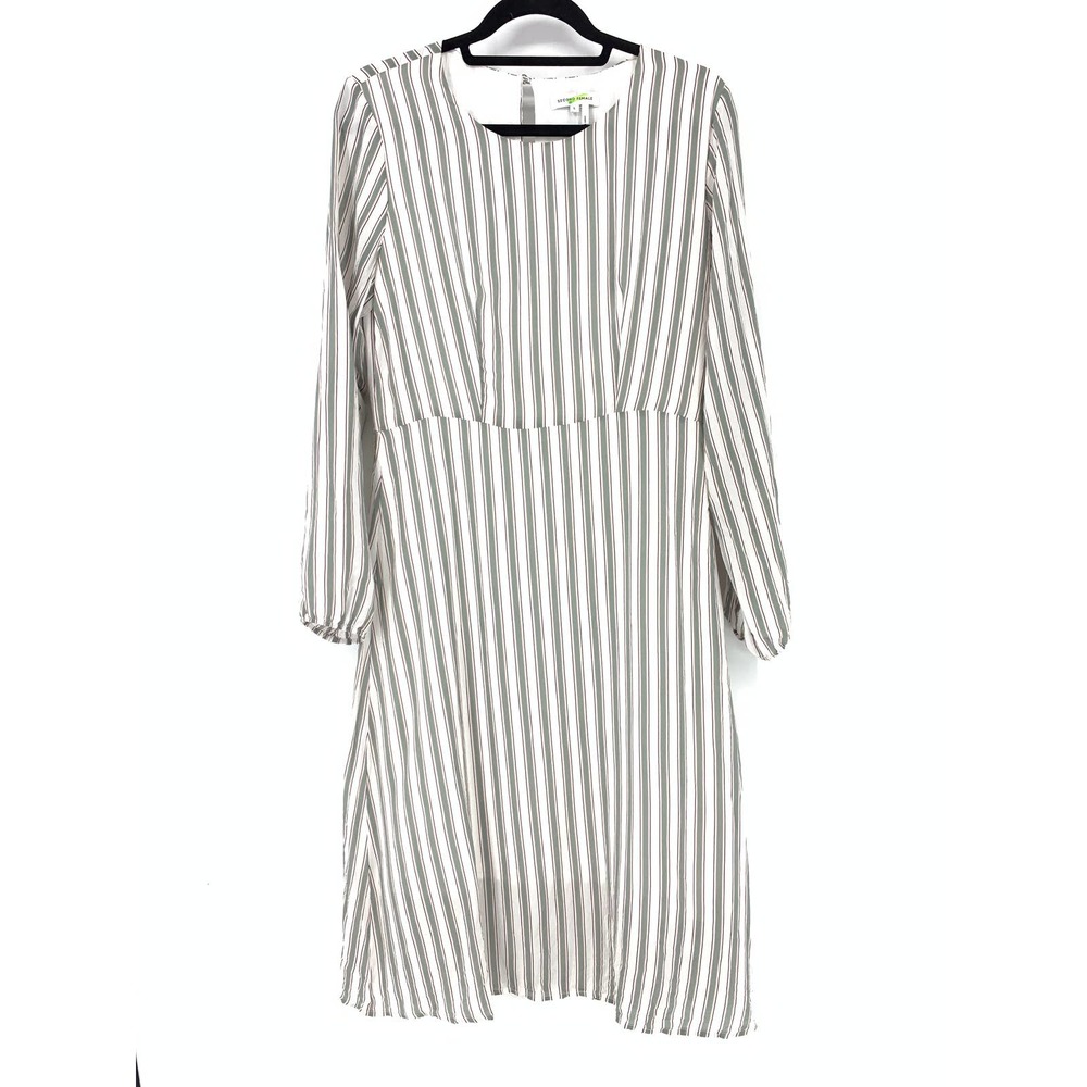 Striped Long Sleeve Dress